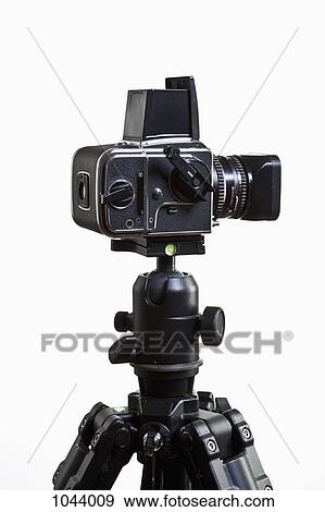A medium format camera on a tripod, close-up View Large Photo Image Stock Photo - A medium format camera on a tripod, close-up. Fotosearch