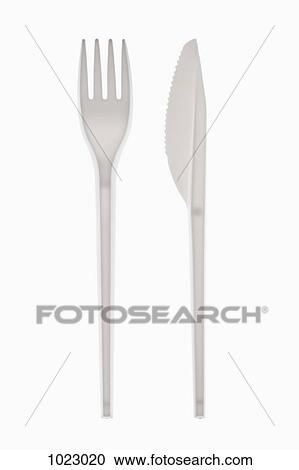 A plastic fork and knife View Large Photo Image Stock Image - A plastic fork and knife. Fotosearch
