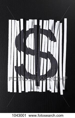 A shredded document with a dollar sign on it View Large Photo Image Stock Image - A shredded document with a dollar sign on it. Fotosearch