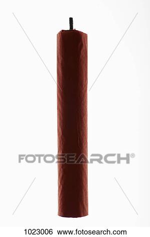 Stock Photograph - A stick of dynamite, close-up. Fotosearch