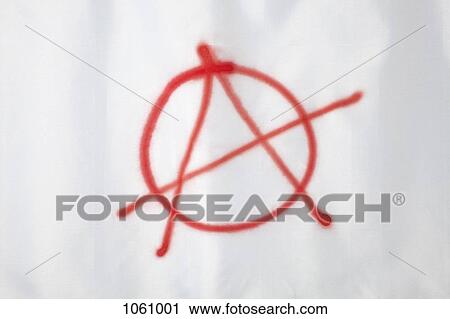 Anarchist flag, a red circle-A symbol in a white background View Large Photo Image Stock Image - Anarchist flag, a red circle-A symbol in a white background. Fotosearch