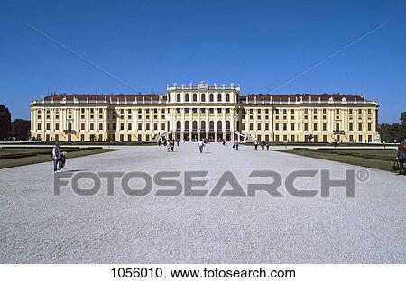 Austria, Vienna, front view of Schonbrunn Palace View Large Photo Image Stock Image - Austria, Vienna, front view of Schonbrunn Palace. Fotosearch
