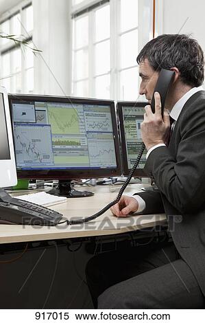 Businessman on phone View Large Photo Image Stock Photography - Businessman on phone. Fotosearch