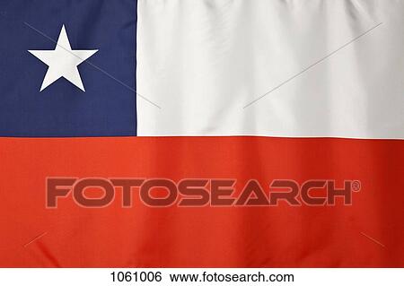 Chile Flag, two horizontal bands of red and white with a blue square bearing a white star View Large Photo Image Stock Photograph - Chile Flag, two horizontal bands of red and white with a blue square bearing a white star. Fotosearch