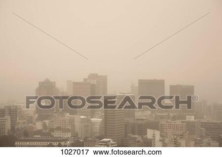 Cityscape of Cape Town, South Africa with color tone of smog View Large Photo Image Stock Photo - Cityscape of Cape Town, South Africa with color tone of smog. Fotosearch