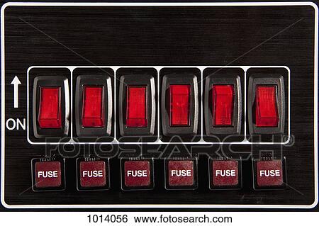 close up of circuit breakers View Large Photo Image Stock Photograph - close up of circuit breakers . Fotosearch
