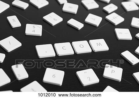Computer keys spelling. COM View Large Photo Image Stock Image - Computer keys spelling. COM. Fotosearch