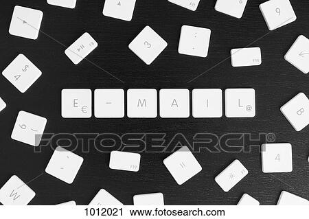 Computer keys spelling the word E-MAIL View Large Photo Image Stock Image - Computer keys spelling the word E-MAIL. Fotosearch
