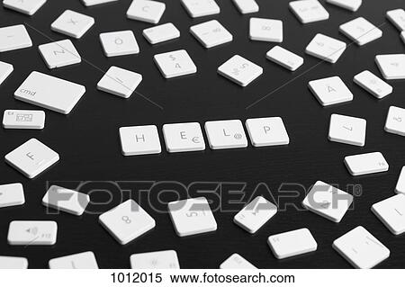 Computer keys spelling the word HELP View Large Photo Image Stock Photography - Computer keys spelling the word HELP. Fotosearch