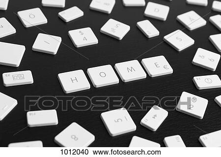 Computer keys spelling the word HOME View Large Photo Image Stock Image - Computer keys spelling the word HOME. Fotosearch
