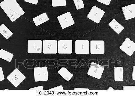 Computer keys spelling the word LOGIN View Large Photo Image Stock Photo - Computer keys spelling the word LOGIN. Fotosearch