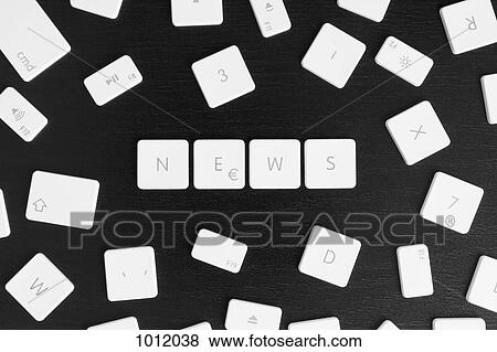 Computer keys spelling the word NEWS View Large Photo Image Stock Photo - Computer keys spelling the word NEWS. Fotosearch