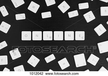 Computer keys spelling the word ONLINE View Large Photo Image Stock Image - Computer keys spelling the word ONLINE. Fotosearch