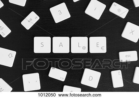 Computer keys spelling the word SALE View Large Photo Image Stock Image - Computer keys spelling the word SALE. Fotosearch