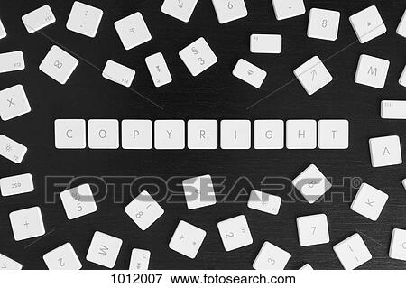 Computer keys spelling the word COPYRIGHT View Large Photo Image Stock Photo - Computer keys spelling the word COPYRIGHT. Fotosearch