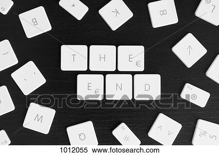 Computer keys spelling the words THE END View Large Photo Image Stock Photography - Computer keys spelling the words THE END. Fotosearch