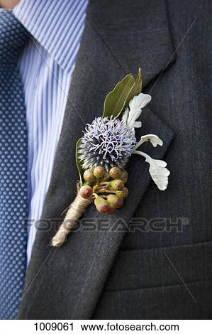 Detail of a corsage on the lapel of a man View Large Photo Image Stock Image - Detail of a corsage on the lapel of a man. Fotosearch