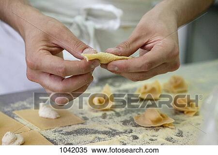Detail of a man making tortellini View Large Photo Image Stock Photography - Detail of a man making tortellini. Fotosearch