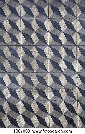Detail of a tiled concrete wall View Large Photo Image Stock Photo - Detail of a tiled concrete wall. Fotosearch