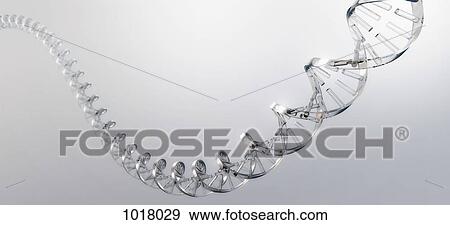Stock Illustration - DNA strand. Fotosearch