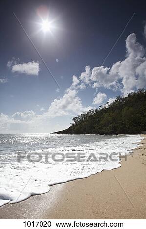 Edge of the water on a sandy beach View Large Photo Image Stock Image - Edge of the water on a sandy beach. Fotosearch
