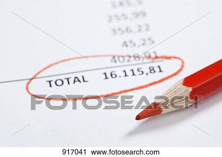 Invoice total close up View Large Photo Image Stock Image - Invoice total close up. Fotosearch
