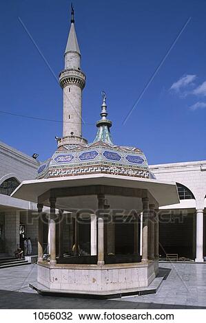 Stock Image - Pavilion in the courtyard of a mosque. Fotosearch