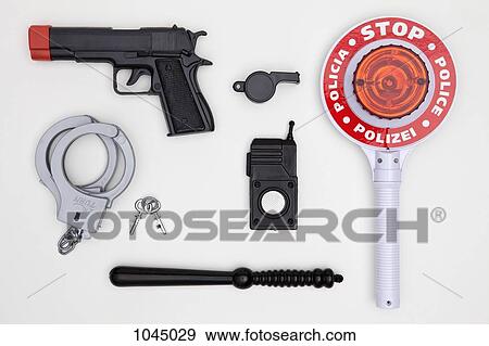 Stock Photo - Police equipment. Fotosearch