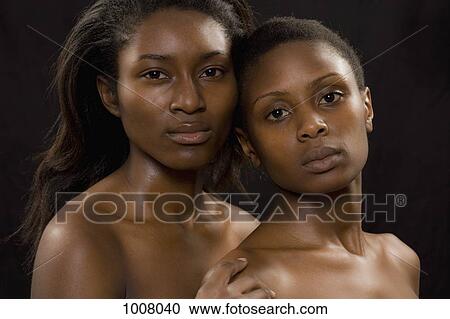 Portrait of two semi-dressed young women View Large Photo Image Stock Image - Portrait of two semi-dressed young women. Fotosearch