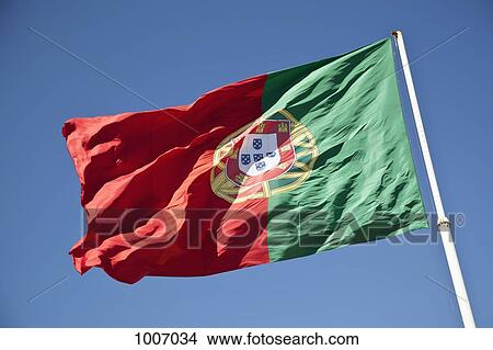 Portuguese flag flying View Large Photo Image Picture - Portuguese flag flying. Fotosearch