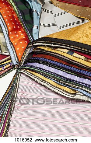 Stock Image - Range of silks.. Fotosearch