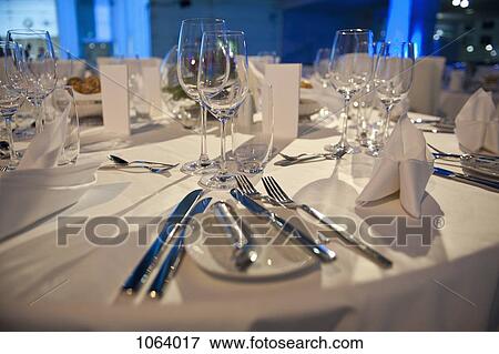 Set dining table View Large Photo Image Stock Photo - Set dining table. Fotosearch