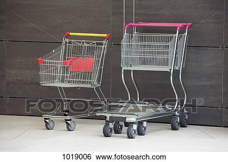 Stock Photograph - Shopping carts. Fotosearch