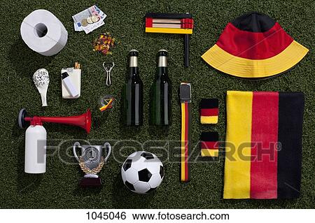 Sporting equipment and accessories arranged on turf View Large Photo Image Stock Photograph - Sporting equipment and accessories arranged on turf. Fotosearch