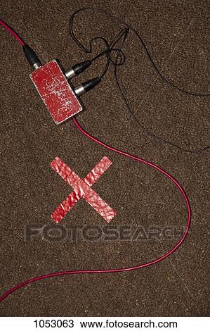 Tape, cables and an adaptor on a recording studio floor View Large Photo Image Stock Image - Tape, cables and an adaptor on a recording studio floor. Fotosearch
