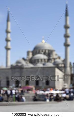 Tourists in front of The New Mosque, or Yeni Cami Mosque, in Istanbul, Turkey View Large Photo Image Stock Image - Tourists in front of The New Mosque, or Yeni Cami Mosque, in Istanbul, Turkey. Fotosearch