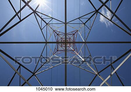 View of a metal tower from directly below View Large Photo Image Stock Image - View of a metal tower from directly below. Fotosearch
