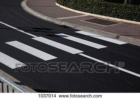 Zebra crossing on road View Large Photo Image Picture - Zebra crossing on road. Fotosearch