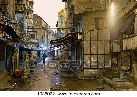 A quiet alley at night, long exposure, Guangzhou, China View Large Photo Image Stock Image - A quiet alley at night, long exposure, Guangzhou, China. Fotosearch