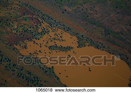 Stock Photo - Aerial view of uncultivated landscape. Fotosearch