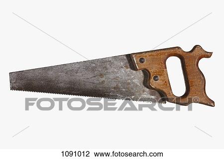 An old saw, still life View Large Photo Image Stock Image - An old saw, still life. Fotosearch