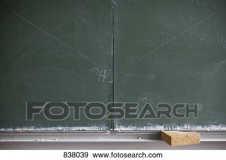 Blank blackboard and sponge View Large Photo Image Stock Photo - Blank blackboard and sponge. Fotosearch