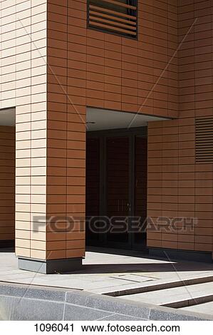 Building Entrance And Concrete Steps View Large Photo Image Stock Image - Building Entrance And Concrete Steps . Fotosearch