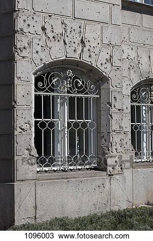 Bullet holes over facade of Berlin building View Large Photo Image Stock Image - Bullet holes over facade of Berlin building. Fotosearch
