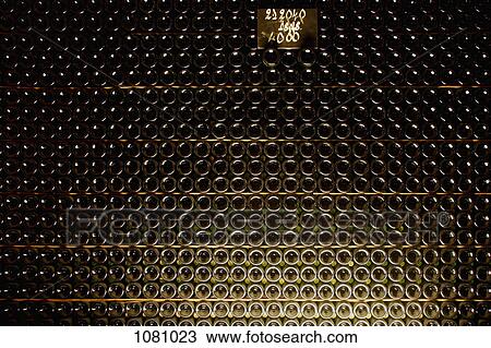 Full stack of champagne bottles View Large Photo Image Stock Image - Full stack of champagne bottles. Fotosearch
