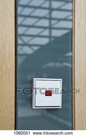 German light switch against glass reflecting a staircase View Large Photo Image Stock Image - German light switch against glass reflecting a staircase. Fotosearch