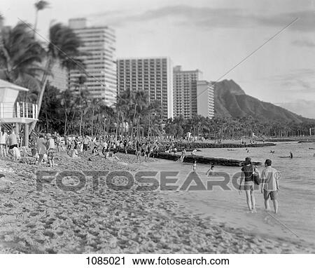 People at Waikiki Beach, Oahu, Hawaii View Large Photo Image Stock Image - People at Waikiki Beach, Oahu, Hawaii. Fotosearch