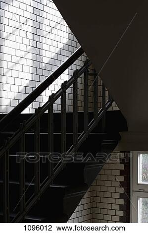 Shapes formed by Staircase, brick wall and ceiling View Large Photo Image Stock Image - Shapes formed by Staircase, brick wall and ceiling. Fotosearch
