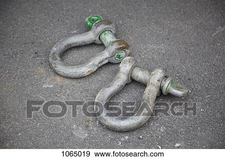 Two shackles View Large Photo Image Stock Photo - Two shackles. Fotosearch