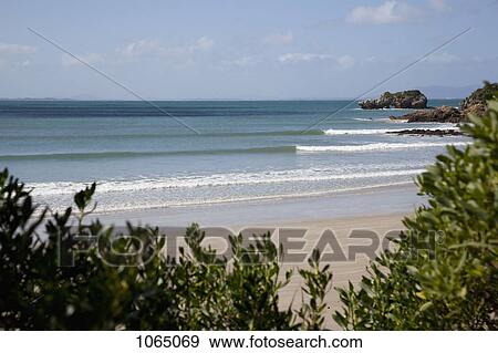 View of a beach View Large Photo Image Stock Photo - View of a beach. Fotosearch